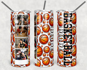 Basketball MOM Photo Tumbler